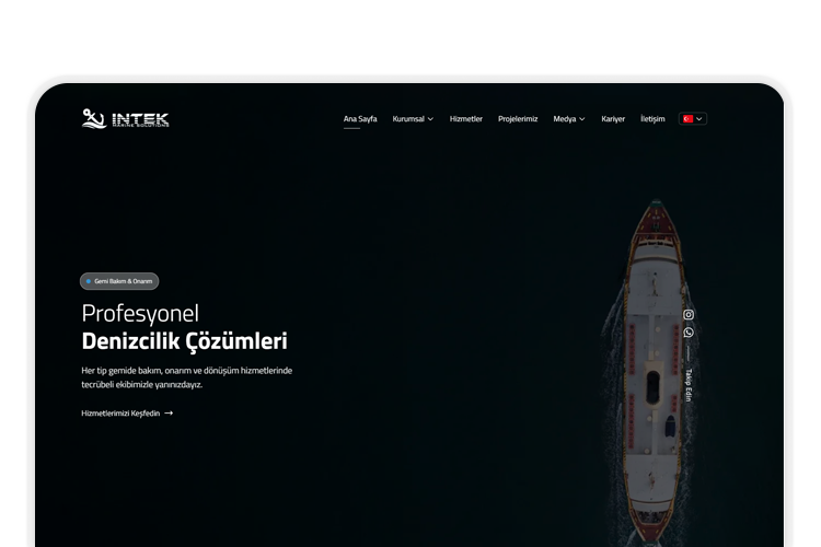 Intek Marin Web Sitesi