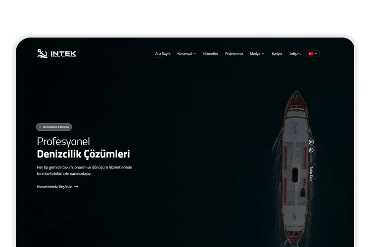 Intek Marin Web Sitesi